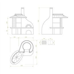 Palazzetti VULCANO LUX Barbecue