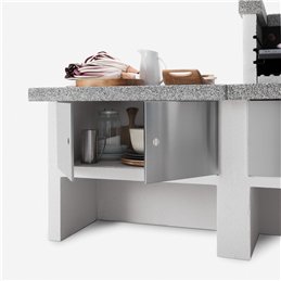90cm concrete work module for Palazzetti barbecue