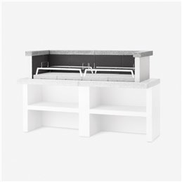 Double Concrete Countertop Barbecue for Palazzetti Barbecues