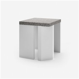 Modulo angolo 70cm in cemento per barbecue Palazzetti