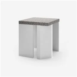 Modulo angolo 70cm in cemento per barbecue Palazzetti