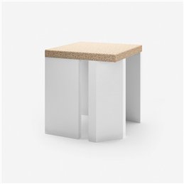 70cm concrete corner module for Palazzetti barbecue