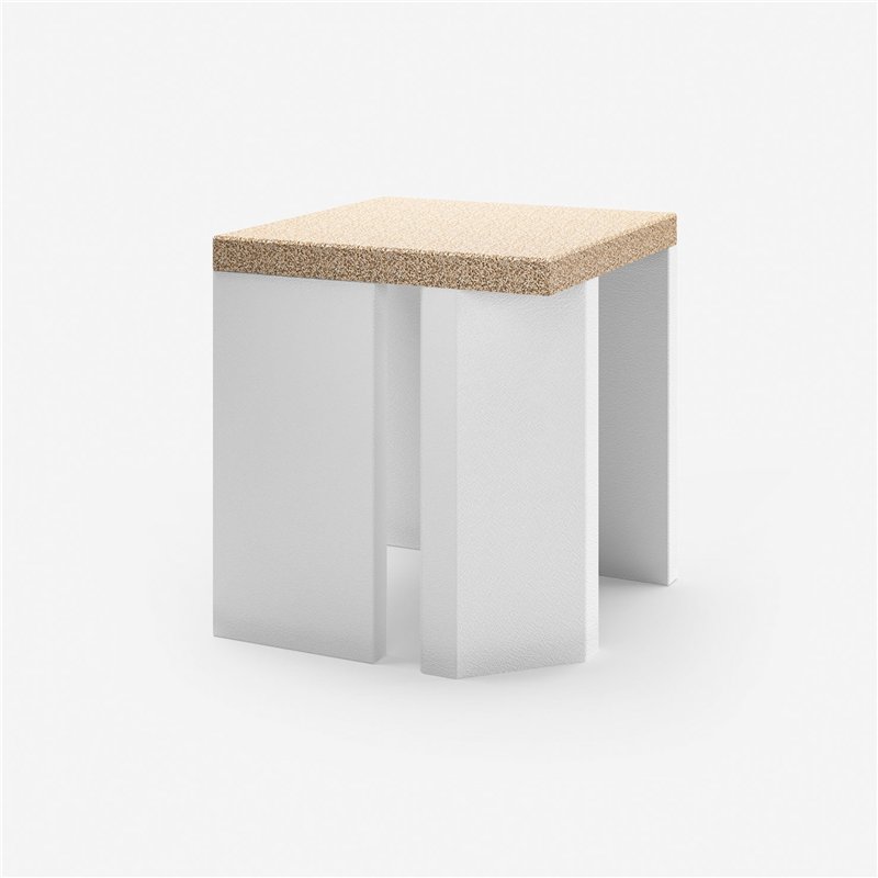 70cm concrete corner module for Palazzetti barbecue