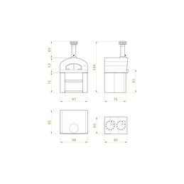 Outdoor oven CARMINE Palazzetti