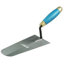 VIGOR 59552 round tip trowel with wooden handle