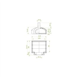 Palazzetti GHIOTTONE MEDIUM Outdoor Oven