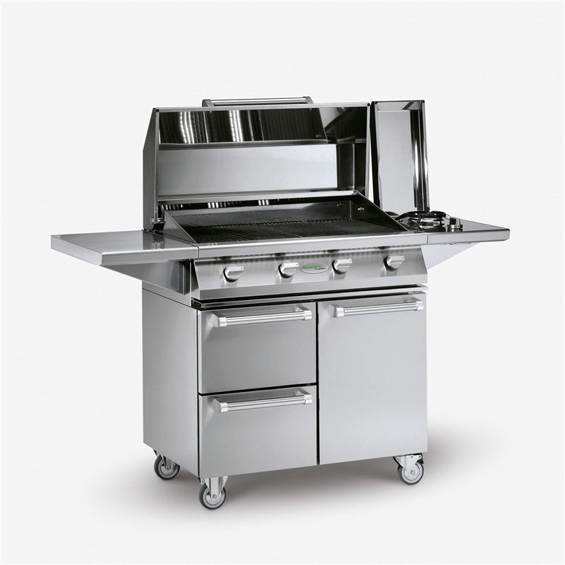 Griglia barbecue a gas ALAIN Palazzetti in acciaio INOX