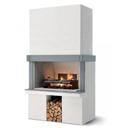Patio fireplace Palazzetti LINOSA GRILL