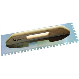 Frattone sottile a 2 mani VIGOR 480x140mm dentato 10x10