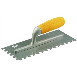 VIGOR trowel 280x120mm notched 10x10