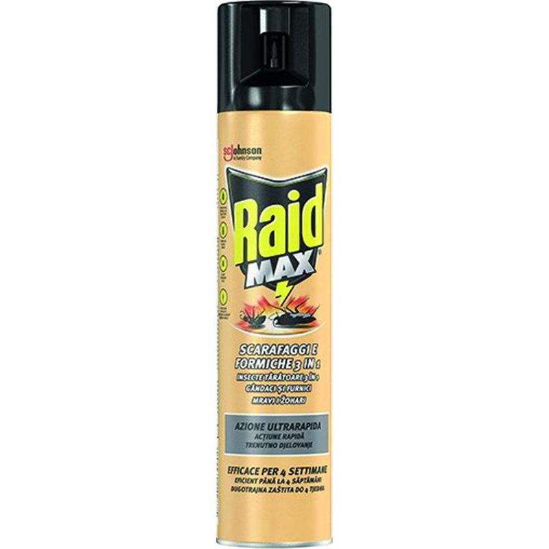 Raid Max Cockroaches and Ants ml.300 Spray
