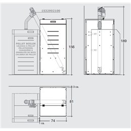 Serbatoio supplementare pellet Caminetti Montegrappa 1532902000