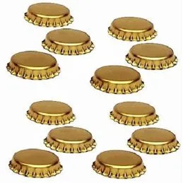 Tappi a corona con guarnizione diam. 31mm confezione 100 pz