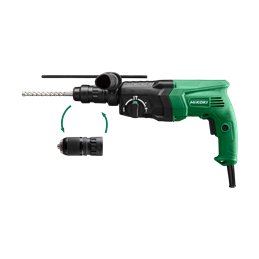 HIKOKI DH 24PMH 730W ROTOSTOP HAMMER DRILL WITH INTERCHANGEABLE