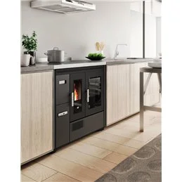 Cucina a pellet ENRICA Eva Calor 9,3 Kw 4 stelle