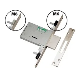 Mottura 40.705 triple mortise lock with striker plate