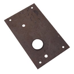 Piastra al manganese di rinforzo 188x315x2 per serrature