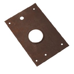 Piastra al manganese di rinforzo 139x216x2 per serrature