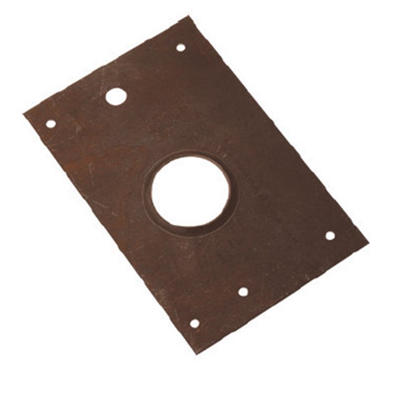 Piastra al manganese di rinforzo 139x216x2 per serrature