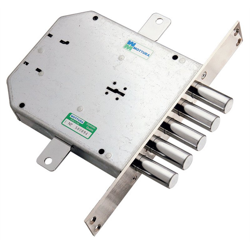 Mottura 50.736 triple mortise armored door lock