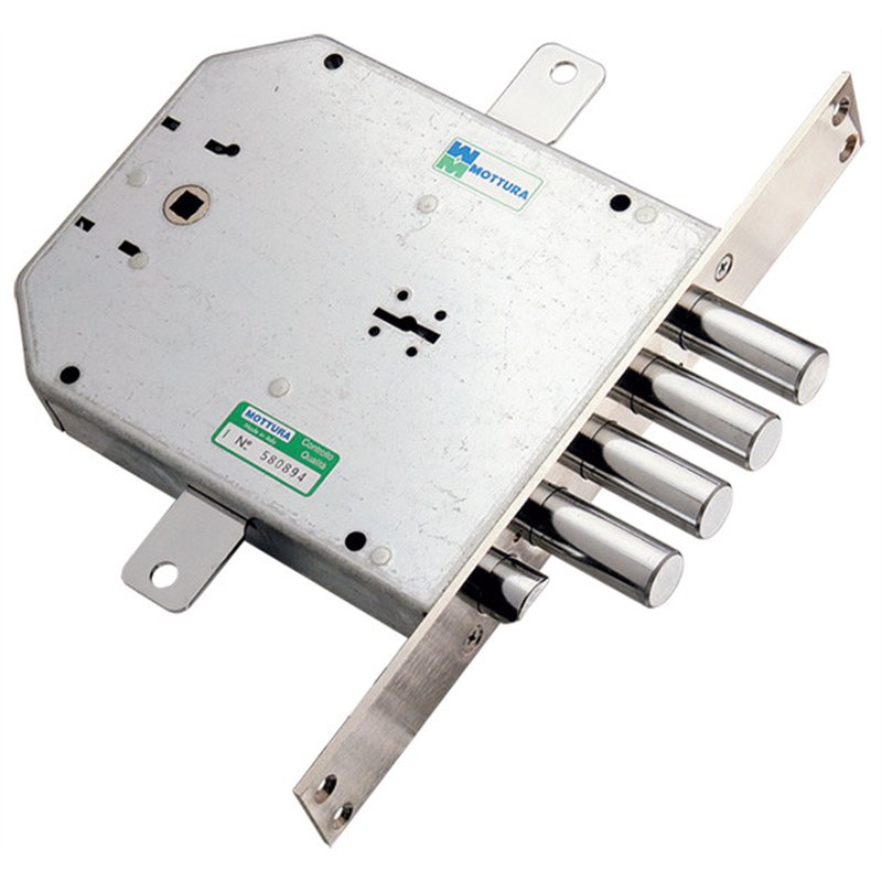 Serratura porta blindata Mottura 50.735 triplice 1/2giro