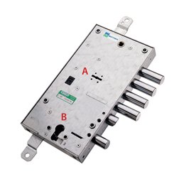 Serratura porta blindata Mottura 54.597 triplice 1/2g