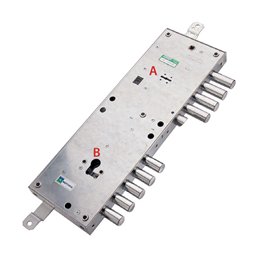 Mottura 54.584..B triple 1/2g armored door lock