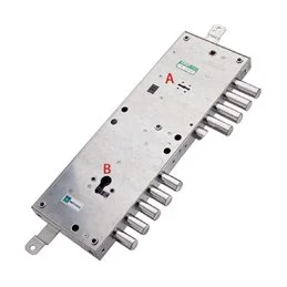 Serratura porta blindata Mottura 54.584..B triplice 1/2g
