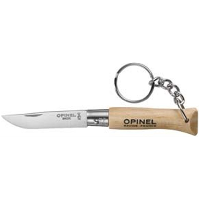 Opinel keychain knife with wooden handle