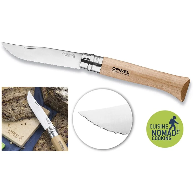 Opinel Virobloc SERRATED Knife N.12 Stainless Steel Blade