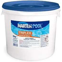 TRIPLEX chlorine and algaecide for pools Kg.5