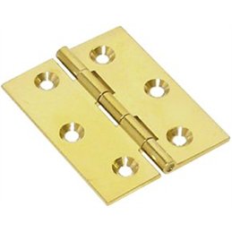 Brass hinge type PIANO 25x25 for wood