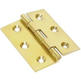 Brass hinge type HALF CURVE 35X35 for wood