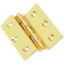 Brass hinge type DOUBLE CURVE 40X35 for wood