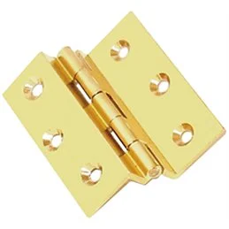 Brass hinge type DOUBLE CURVE 40X35 for wood