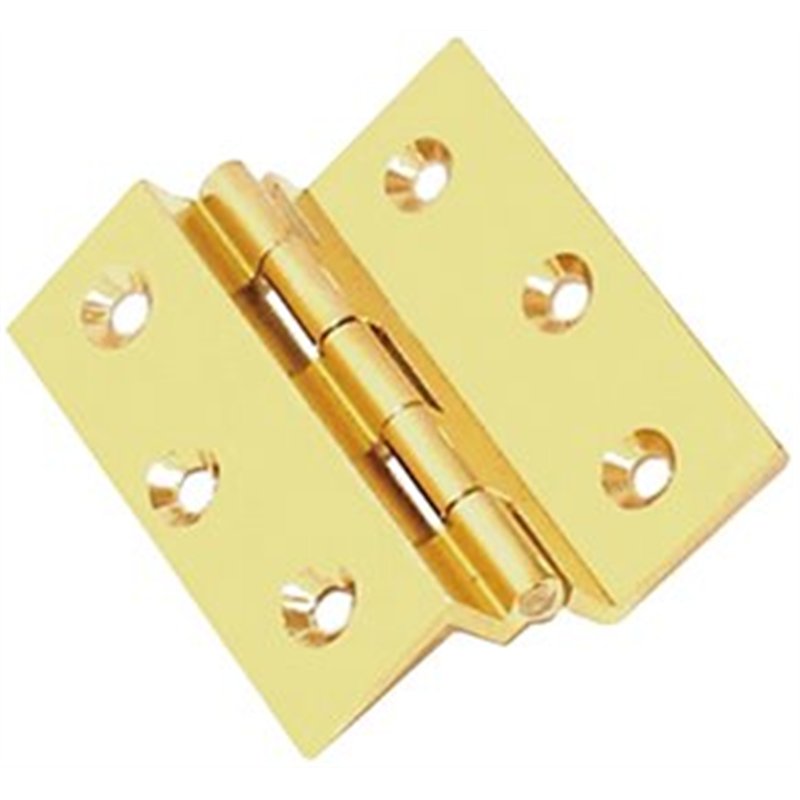 Brass hinge type DOUBLE CURVE 40X35 for wood