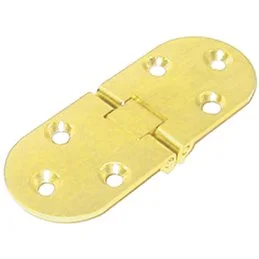 Brass hinge type BISCUIT 30X80 WITH STOP for wood