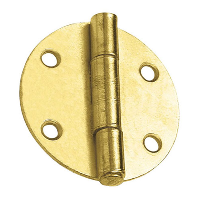 Cerniera ottonata 327 tipo TONDO 40MM per legno