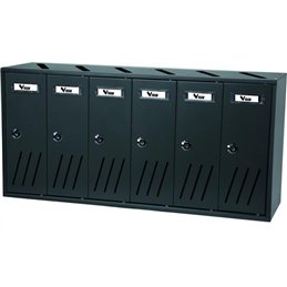 Cassetta postale condominiale VIGOR K-6 BOX 6 posti antracite 62X17,5X30