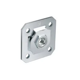 Adjustable base plate for COMUNELLO 159 FC gate hinge
