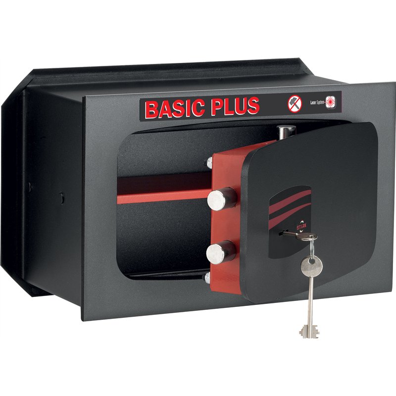 STARK BASIC PLUS wall safe 10mm thick DOUBLE MAP KEY lock