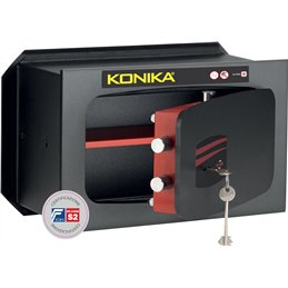 STARK KONIKA CE shatterproof wall safe 10mm thick KEY lock