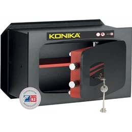 STARK KONIKA CE shatterproof wall safe 10mm thick KEY lock