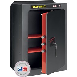 STARK KONIKA CE shatterproof wall safe 10mm thick KEY lock