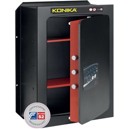 Cassaforte a muro STARK KONIKA CE antisfondamento spessore 10mm chiusura COMBINATORE ELETTRONICO
