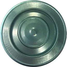 Hole cover rosette for stove pipes - aluminized