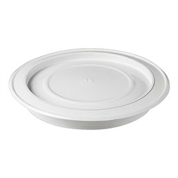 Hole cover rosette for stove pipes - white