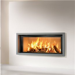 Montegrappa LIGHT 06 134x48 15 kW wood-burning fireplace