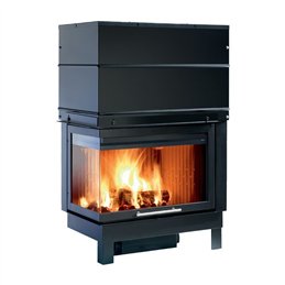 Corner fireplace Montegrappa CM P05 92x55.5 11 kW