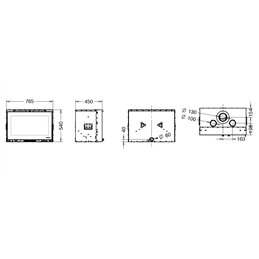 Inserto a legna SKYLINE 800 Thermorossi 10,6 kW 5 stelle